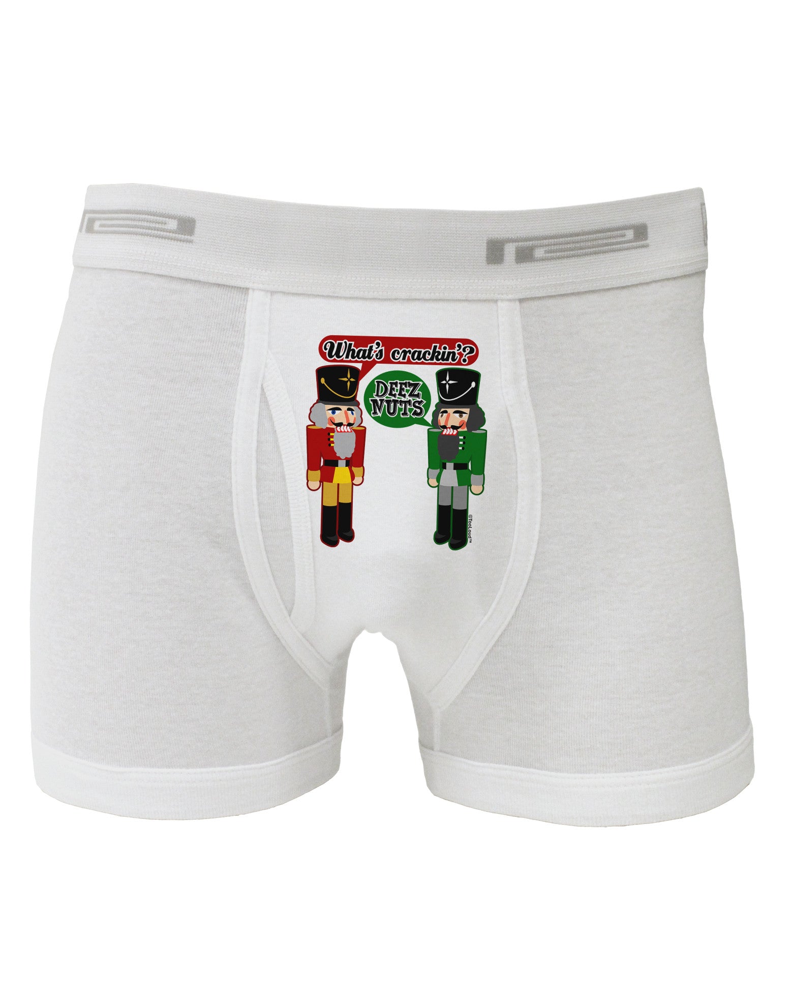 Whats Crackin - Deez Nuts Boxer Briefs by-Boxer Briefs-TooLoud-White-Small-Davson Sales