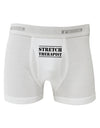 Stretch Therapist Text Boxer Briefs by-Boxer Briefs-TooLoud-White-Small-Davson Sales