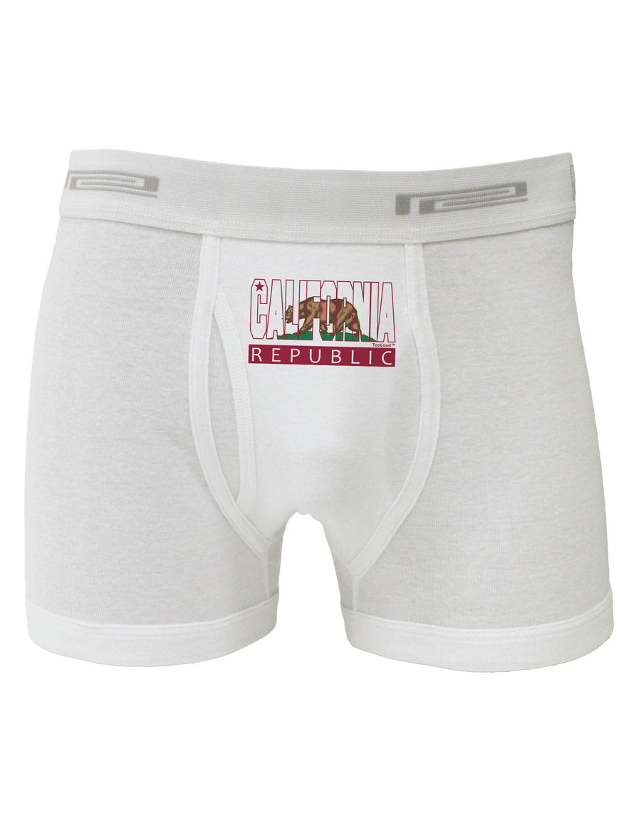 California Design #1 Boxer Briefs by TooLoud-Boxer Briefs-TooLoud-White-Small-Davson Sales