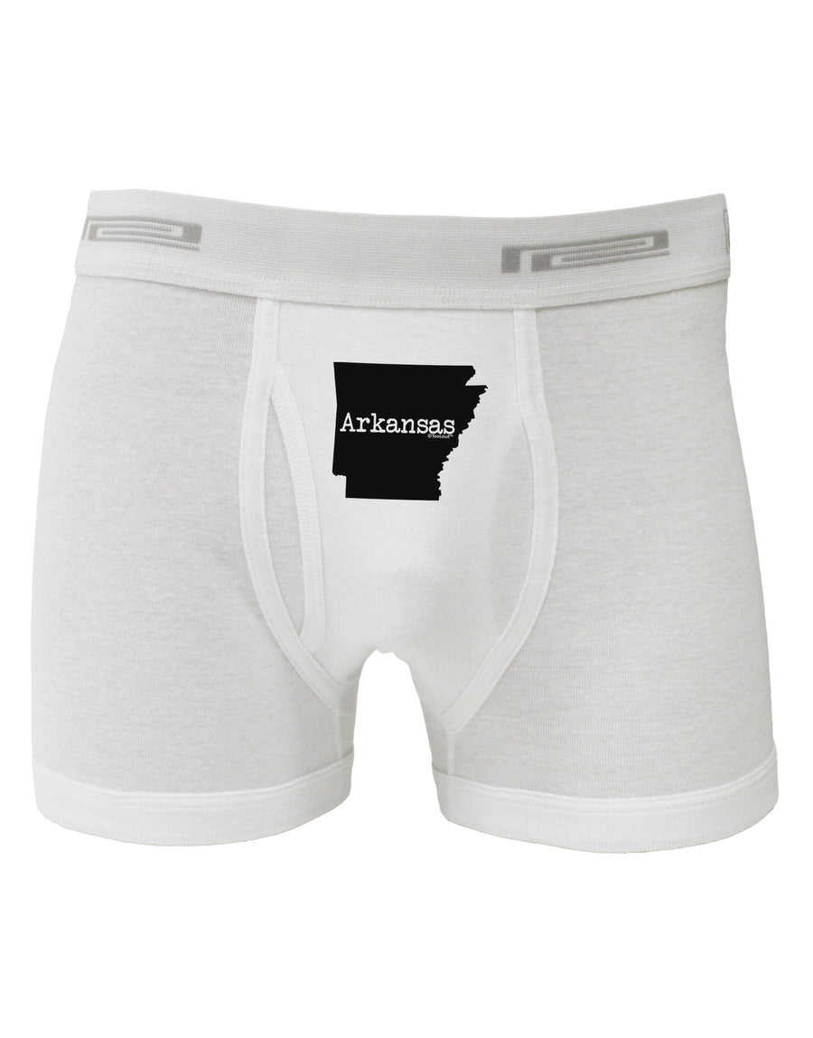 Arkansas - United States Shape Boxer Briefs by TooLoud-Boxer Briefs-TooLoud-White-Small-Davson Sales