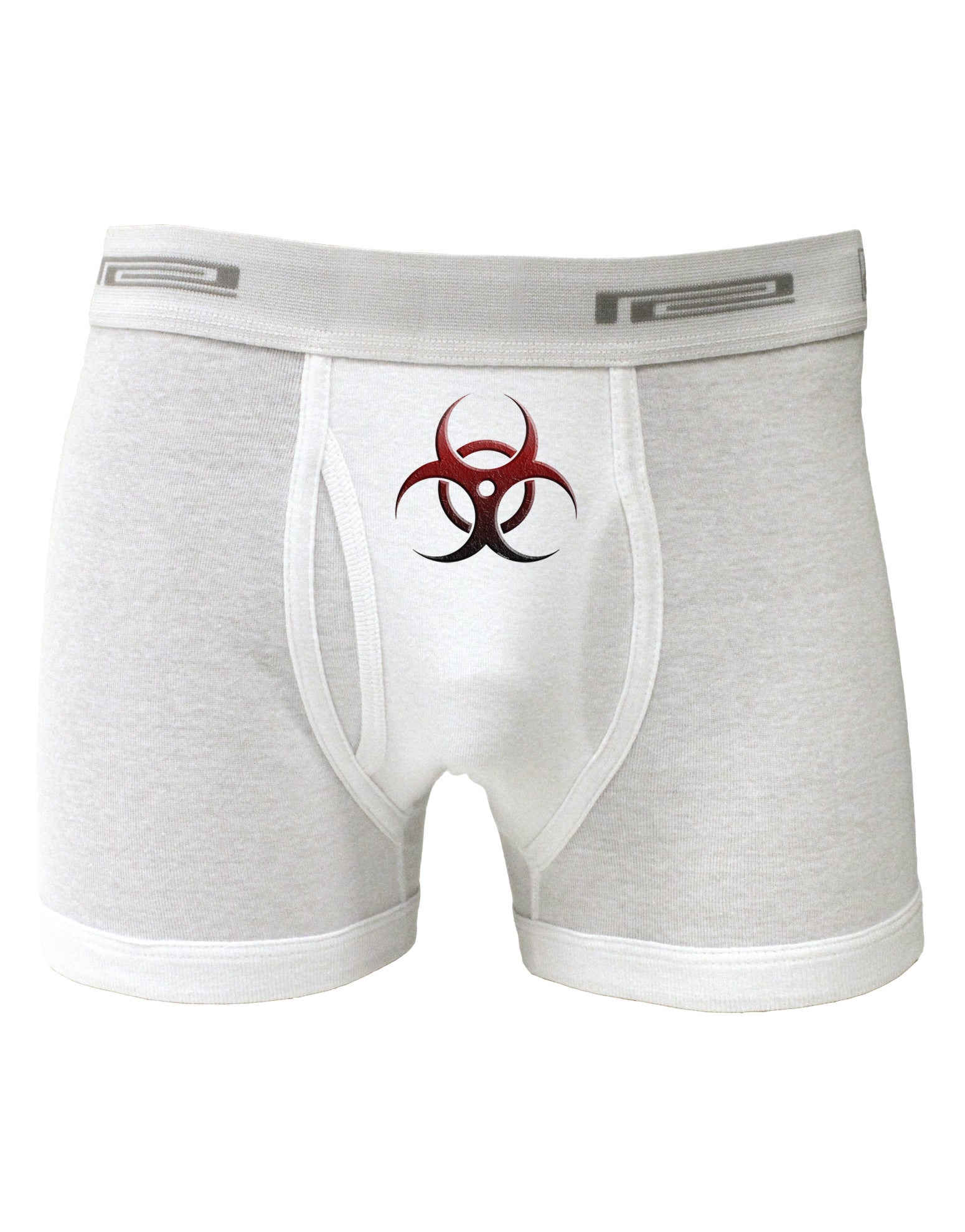 Biohazard Symbol Red Stone - Apocalypse Boxer Briefs-Boxer Briefs-TooLoud-White-Small-Davson Sales