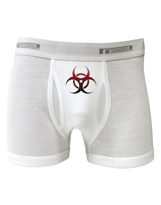 Biohazard Symbol Red Stone - Apocalypse Boxer Briefs-Boxer Briefs-TooLoud-White-Small-Davson Sales