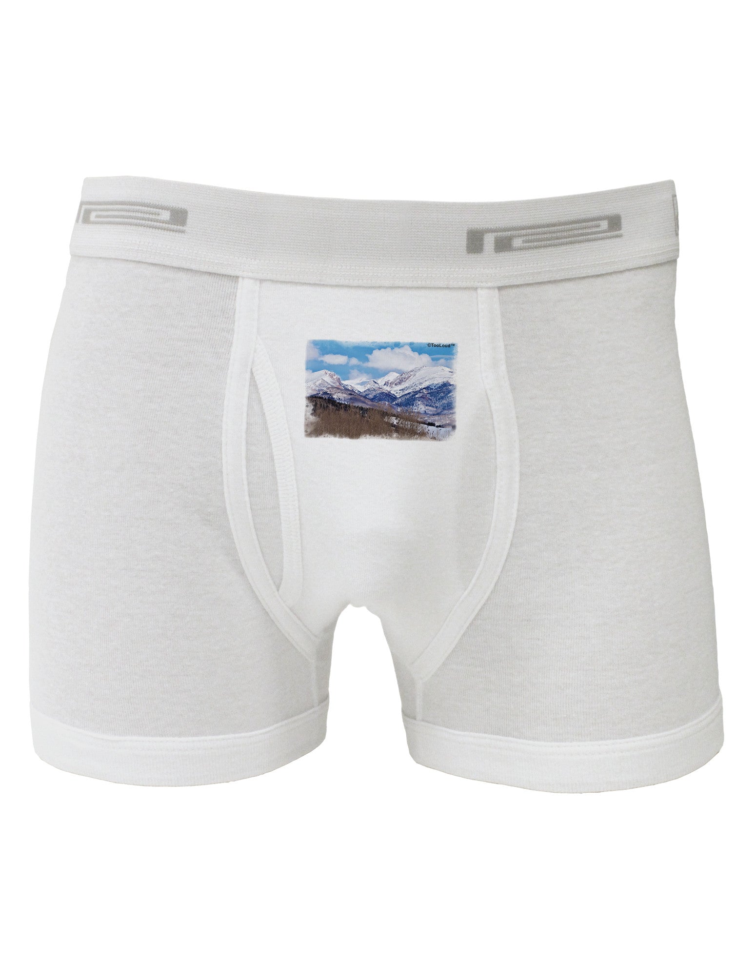 Pikes Peak Boxer Briefs-Boxer Briefs-TooLoud-White-Small-Davson Sales