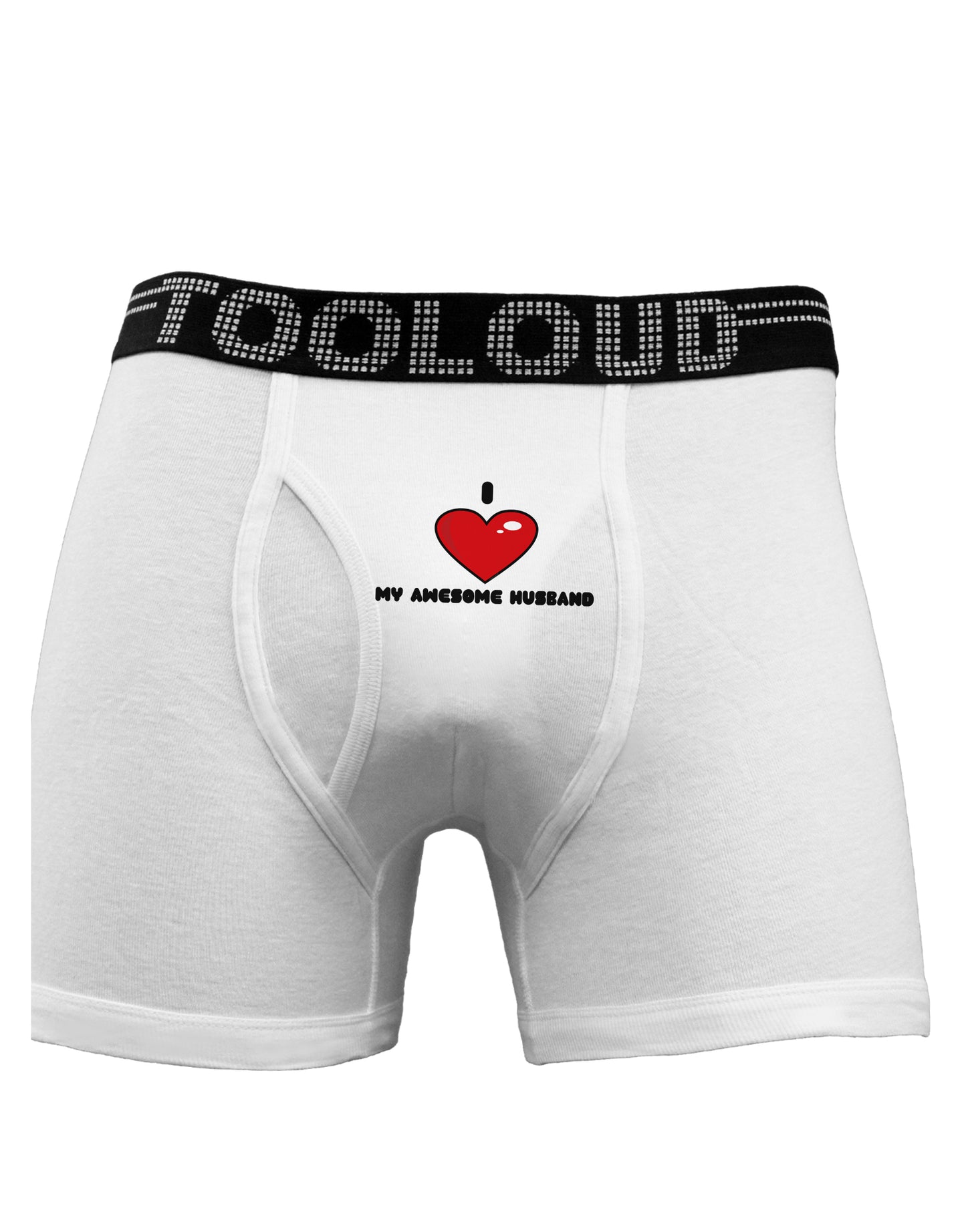 I Heart My Awesome Husband Boxer Briefs by TooLoud-Boxer Briefs-TooLoud-White-Small-Davson Sales