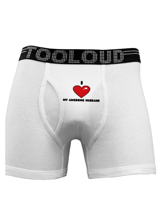 I Heart My Awesome Husband Boxer Briefs by TooLoud-Boxer Briefs-TooLoud-White-Small-Davson Sales