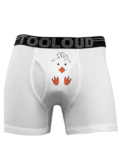 Cute Easter Chick Face Boxer Briefs-Boxer Briefs-TooLoud-White-Small-Davson Sales