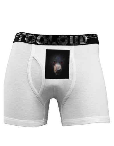 Scary Black Bear Boxer Briefs-Boxer Briefs-TooLoud-White-Small-Davson Sales