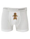 Cute Gingerbread Man Christmas Boxer Briefs-Boxer Briefs-TooLoud-White-Small-Davson Sales