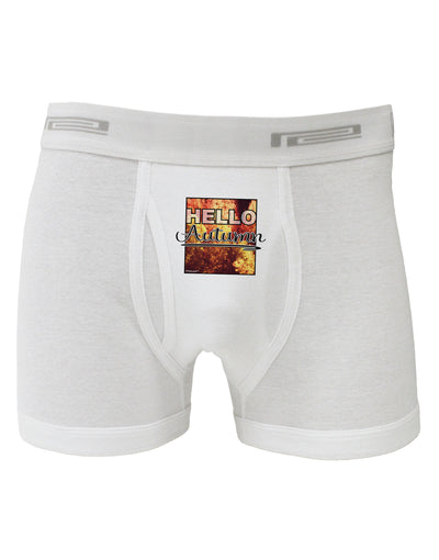 Hello Autumn Boxer Briefs-Boxer Briefs-TooLoud-White-Small-Davson Sales