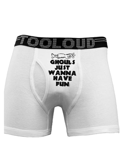 Ghouls Just Wanna Have Fun Boxer Briefs-Boxer Briefs-TooLoud-White-Small-Davson Sales