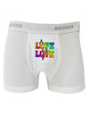 Love Is Love Lesbian Pride Boxer Briefs-Boxer Briefs-TooLoud-White-Small-Davson Sales