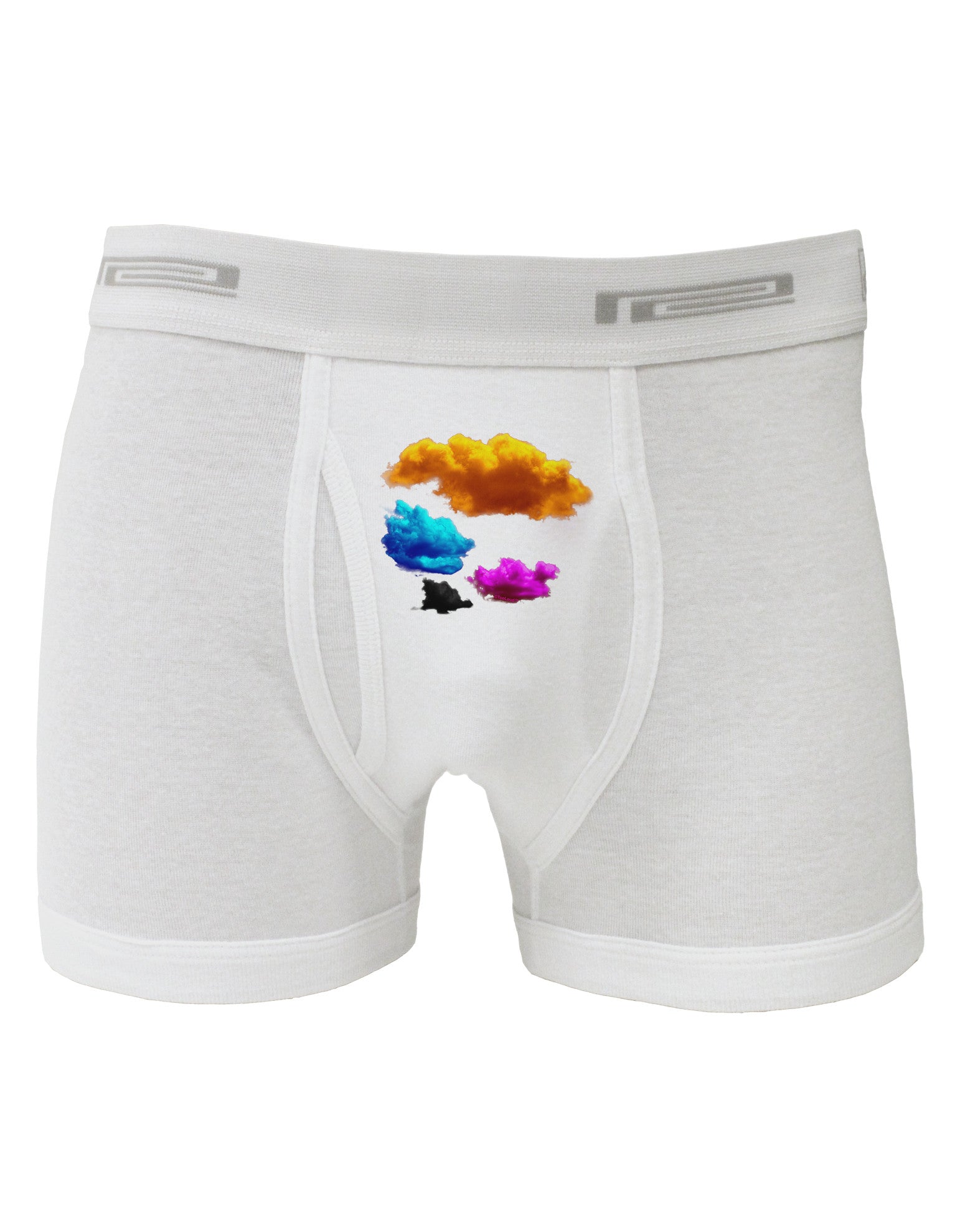 CMYK Clouds Boxer Briefs-Boxer Briefs-TooLoud-White-Small-Davson Sales