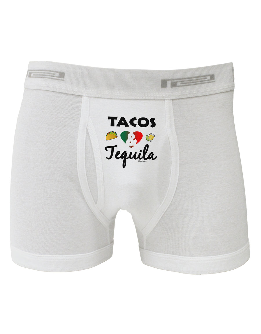 Tacos & Tequila Boxer Briefs-Boxer Briefs-TooLoud-White-Small-Davson Sales