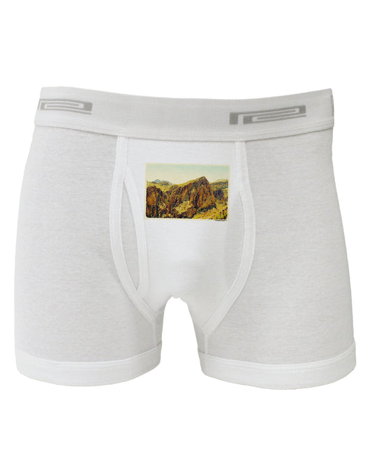 Arizona Mountains Watercolor Boxer Briefs-Boxer Briefs-TooLoud-White-Small-Davson Sales