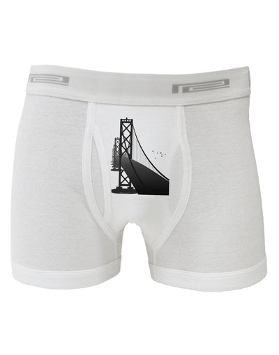 San Francisco Bay Bridge Boxer Briefs-Boxer Briefs-TooLoud-White-Small-Davson Sales