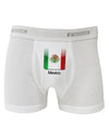 Mexican Flag App Icon - Text Boxer Briefs by TooLoud-Boxer Briefs-TooLoud-White-Small-Davson Sales