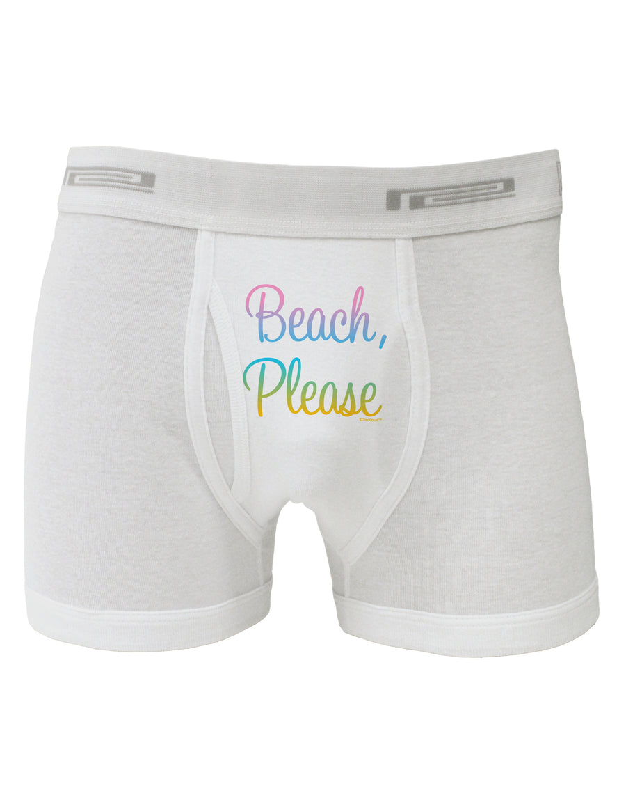 Beach Please - Summer Colors Boxer Briefs-Boxer Briefs-TooLoud-White-Small-Davson Sales