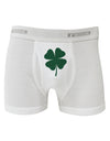 Lucky Four Leaf Clover St Patricks Day Boxer Briefs-Boxer Briefs-TooLoud-White-Small-Davson Sales