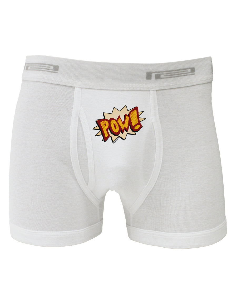 Onomatopoeia POW Boxer Briefs-Boxer Briefs-TooLoud-White-Small-Davson Sales