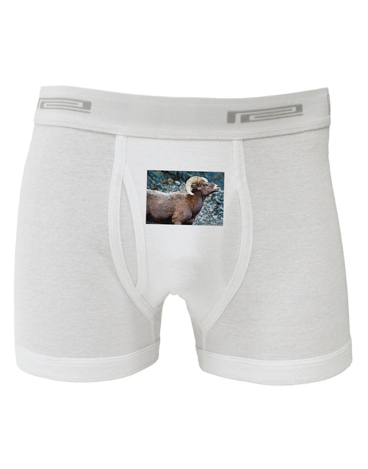 TooLoud Wide Eyed Big Horn Boxer Briefs-Boxer Briefs-TooLoud-White-Small-Davson Sales