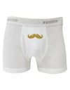 Big Gold Blonde Mustache Boxer Briefs-Boxer Briefs-TooLoud-White-Small-Davson Sales