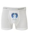 Personalized My First Christmas Snowbaby Blue Boxer Briefs-Boxer Briefs-TooLoud-White-Small-Davson Sales