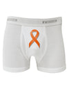 Leukemia Awareness Ribbon - Orange Boxer Briefs-Boxer Briefs-TooLoud-White-Small-Davson Sales