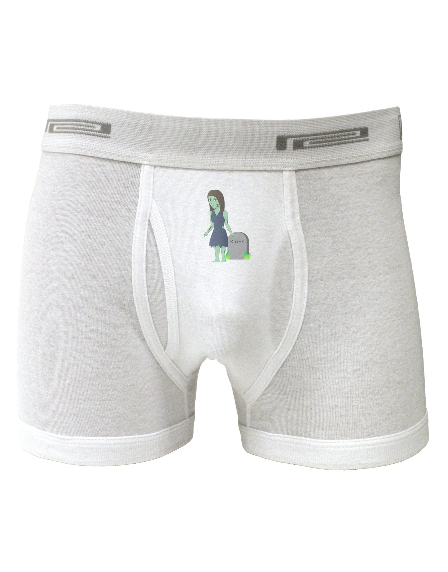 Kimmy the Zombie Girl Boxer Briefs-Boxer Briefs-TooLoud-White-Small-Davson Sales