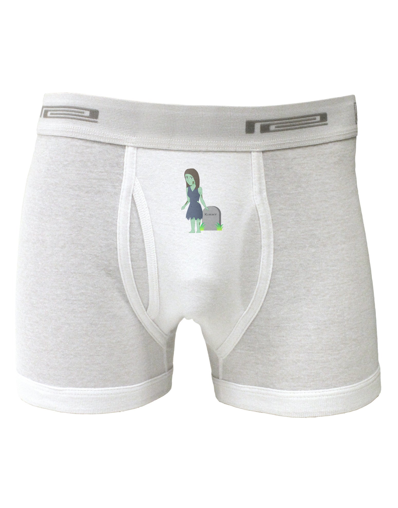 Kimmy the Zombie Girl Boxer Briefs-Boxer Briefs-TooLoud-White-Small-Davson Sales