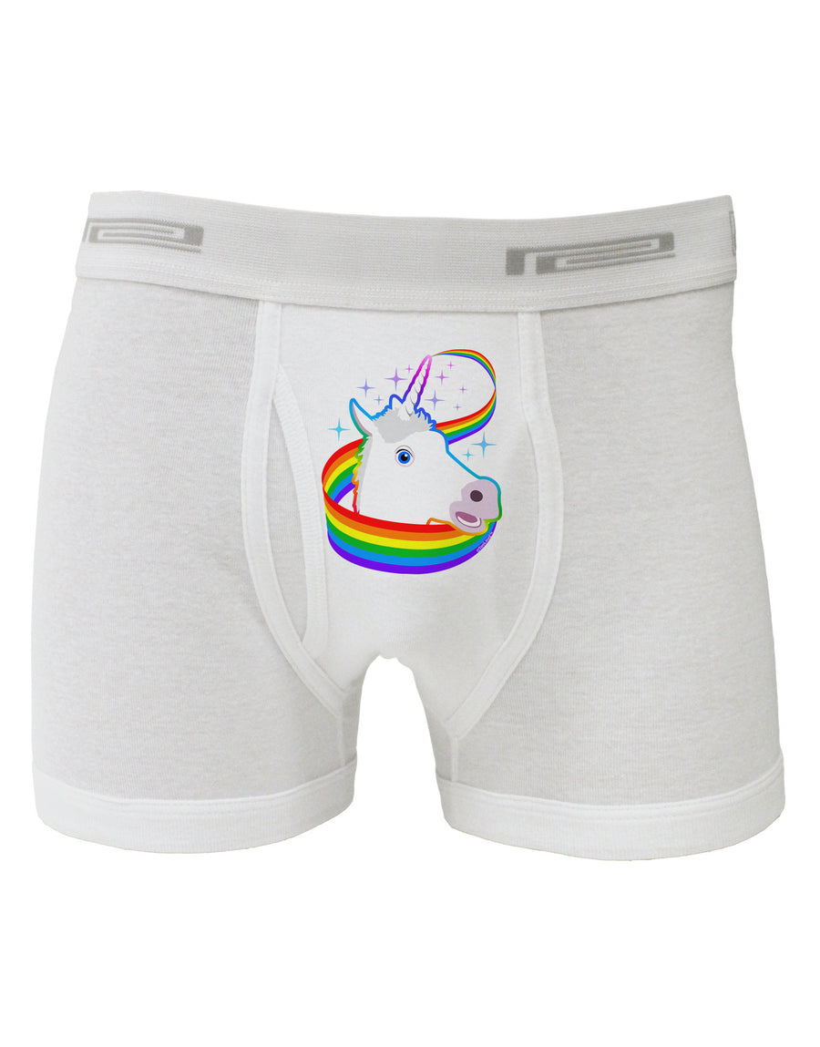 Magical Horn Rainbow Unicorn Boxer Briefs-Boxer Briefs-TooLoud-White-Small-Davson Sales