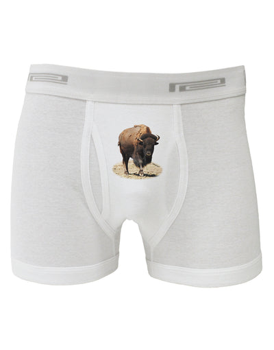 Strong Bison Cutout Boxer Briefs-Boxer Briefs-TooLoud-White-Small-Davson Sales