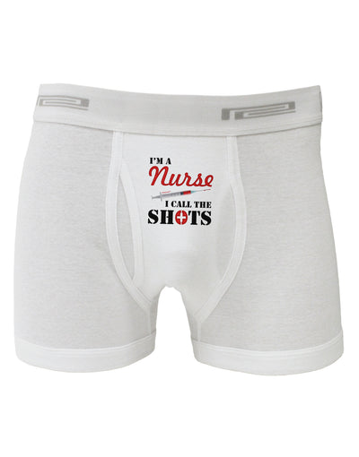 Nurse - Call The Shots Boxer Briefs-Boxer Briefs-TooLoud-White-Small-Davson Sales