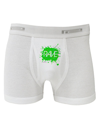 Rave Splatter Green Boxer Briefs-Boxer Briefs-TooLoud-White-Small-Davson Sales