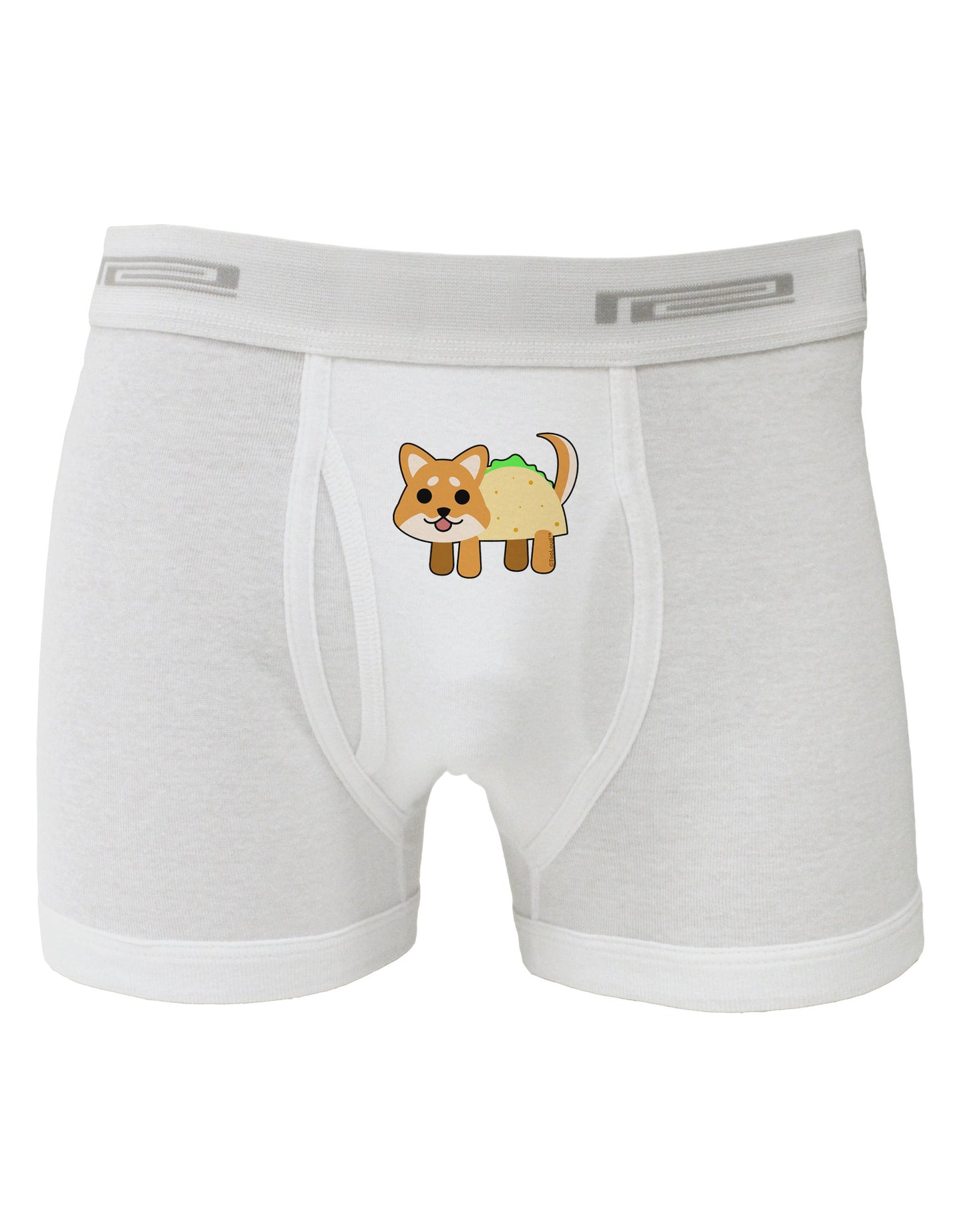 Cute Taco Dog Boxer Briefs-Boxer Briefs-TooLoud-White-Small-Davson Sales