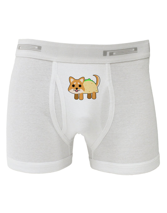 Cute Taco Dog Boxer Briefs-Boxer Briefs-TooLoud-White-Small-Davson Sales