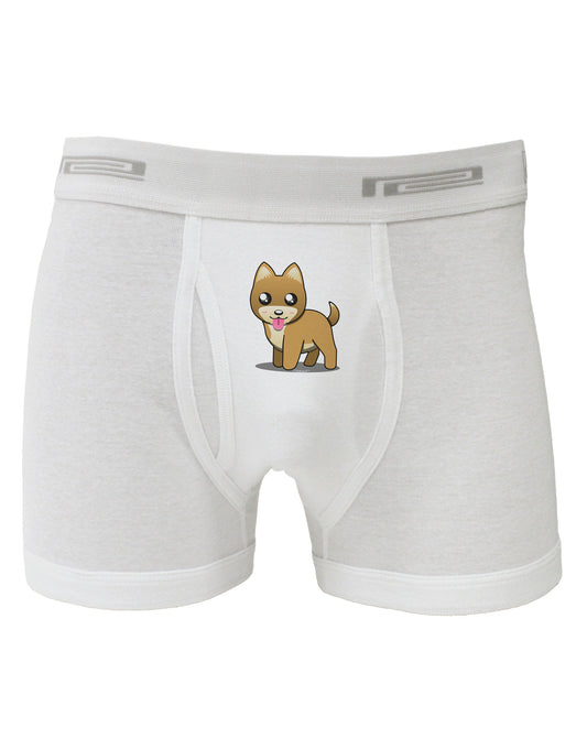 Kawaii Standing Puppy Boxer Briefs-Boxer Briefs-TooLoud-White-Small-Davson Sales