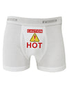 Caution Hot Chili Pepper Sign Boxer Briefs-Boxer Briefs-TooLoud-White-Small-Davson Sales