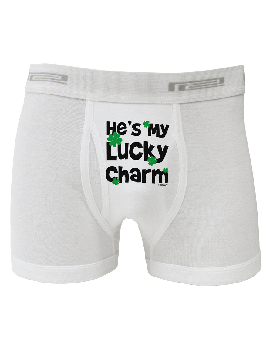 He's My Lucky Charm - Matching Couples Design Boxer Briefs by TooLoud-Boxer Briefs-TooLoud-White-Small-Davson Sales