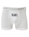 Lol Text Bubble Boxer Briefs-Boxer Briefs-TooLoud-White-Small-Davson Sales