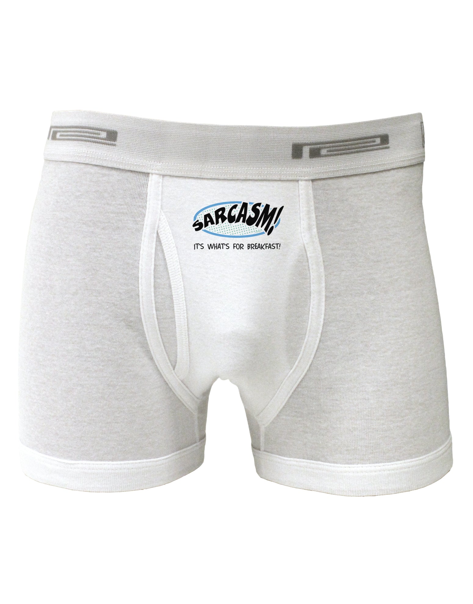Sarcasm It's What's For Breakfast Boxer Briefs-Boxer Briefs-TooLoud-White-Small-Davson Sales
