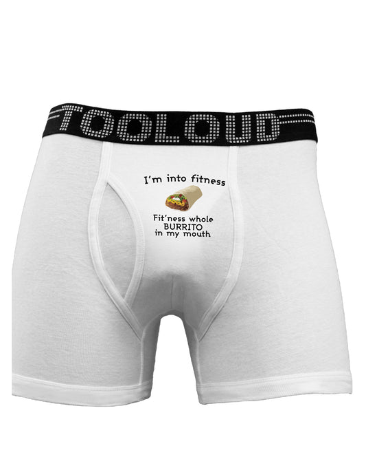 I'm Into Fitness Burrito Funny Boxer Briefs by TooLoud-Boxer Briefs-TooLoud-White-Small-Davson Sales