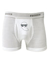 Cute Nerd Ghost Halloween Boxer Briefs-Boxer Briefs-TooLoud-White-Small-Davson Sales