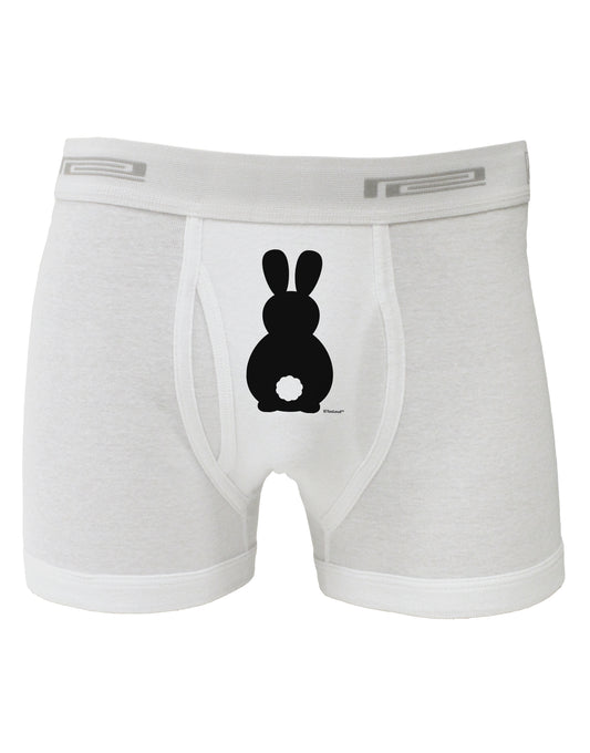 Cute Bunny Silhouette with Tail Boxer Briefs by TooLoud-Boxer Briefs-TooLoud-White-Small-Davson Sales