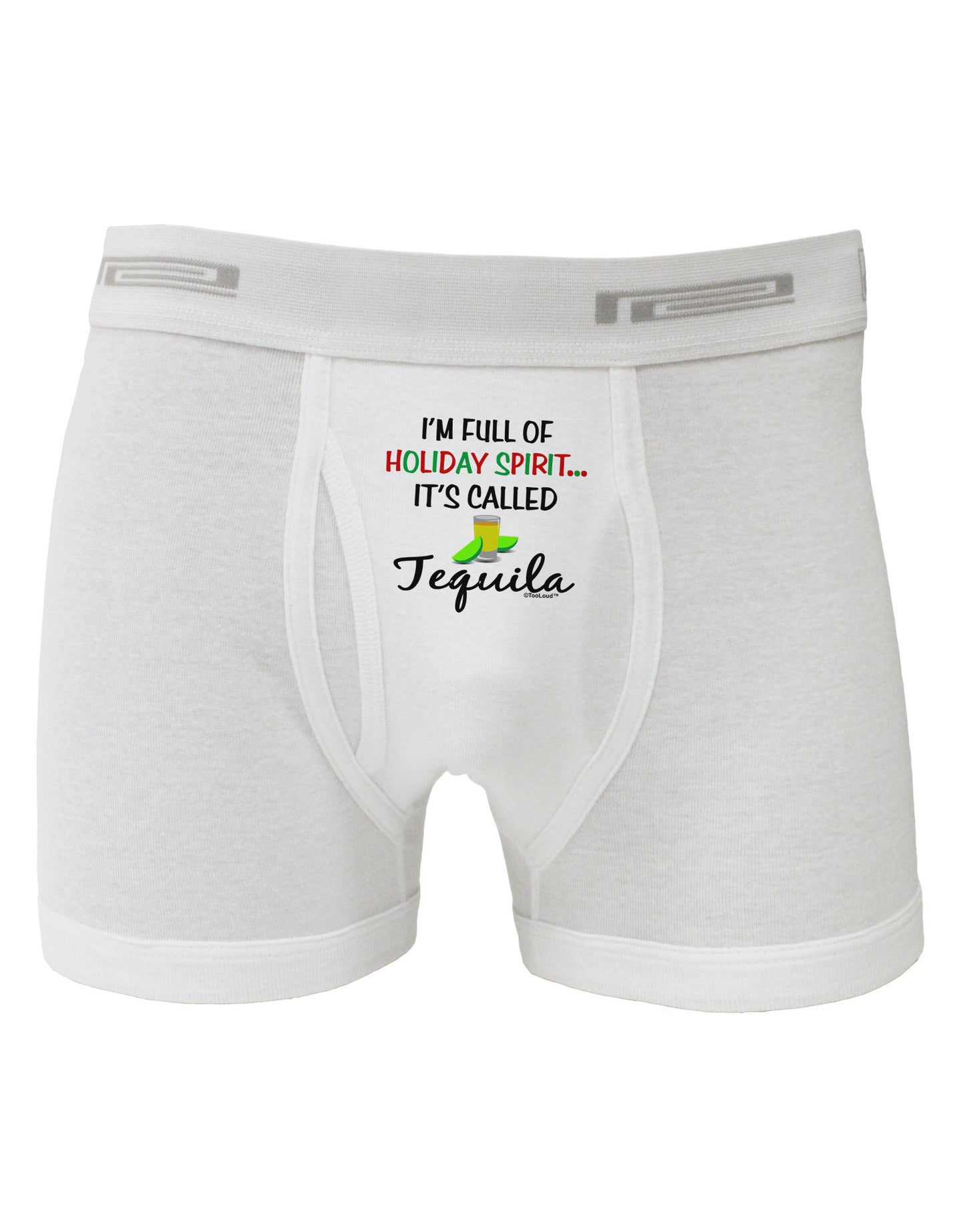Holiday Spirit - Tequila Boxer Briefs-Boxer Briefs-TooLoud-White-Small-Davson Sales