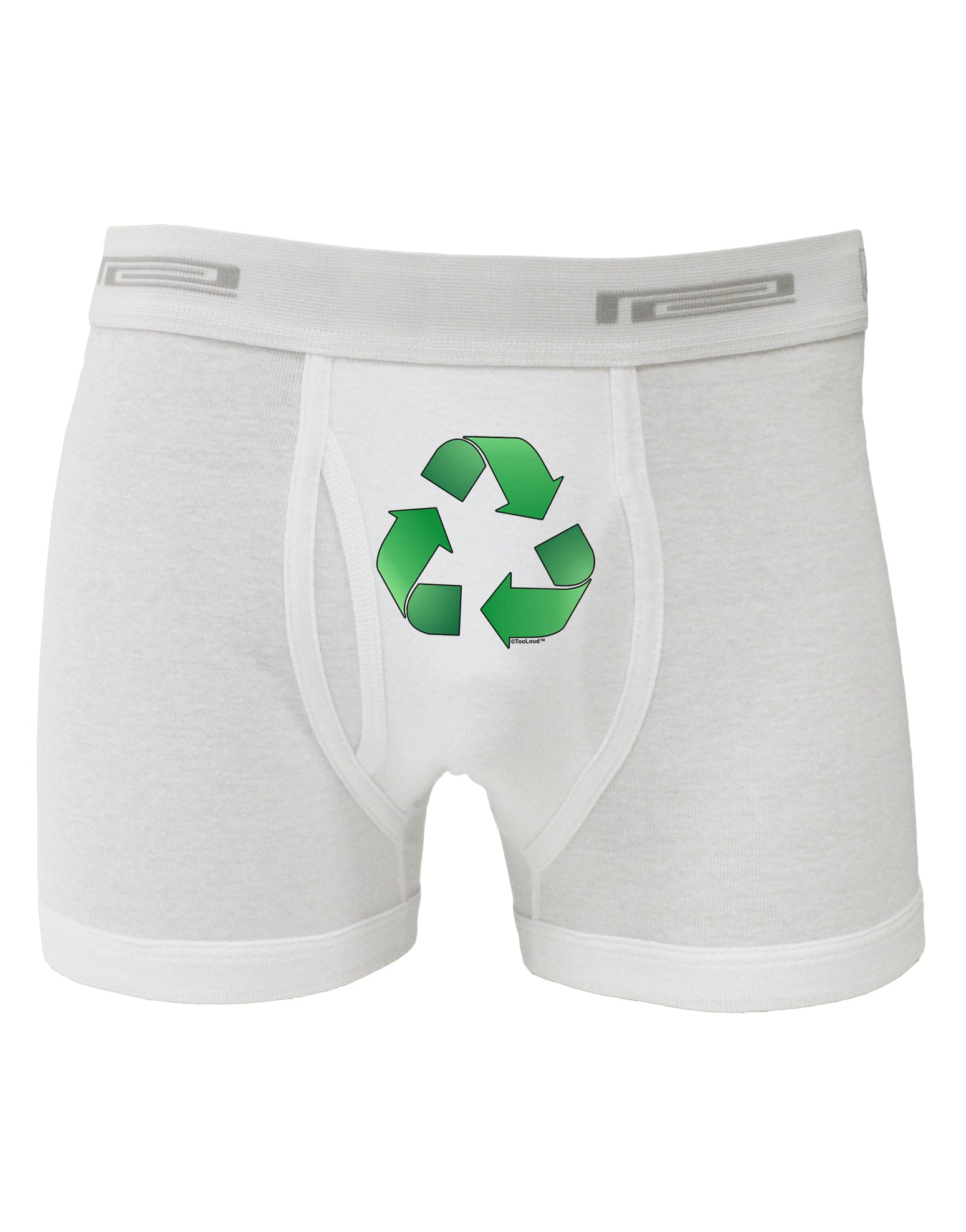 Recycle Green Boxer Briefs by TooLoud-Boxer Briefs-TooLoud-White-Small-Davson Sales