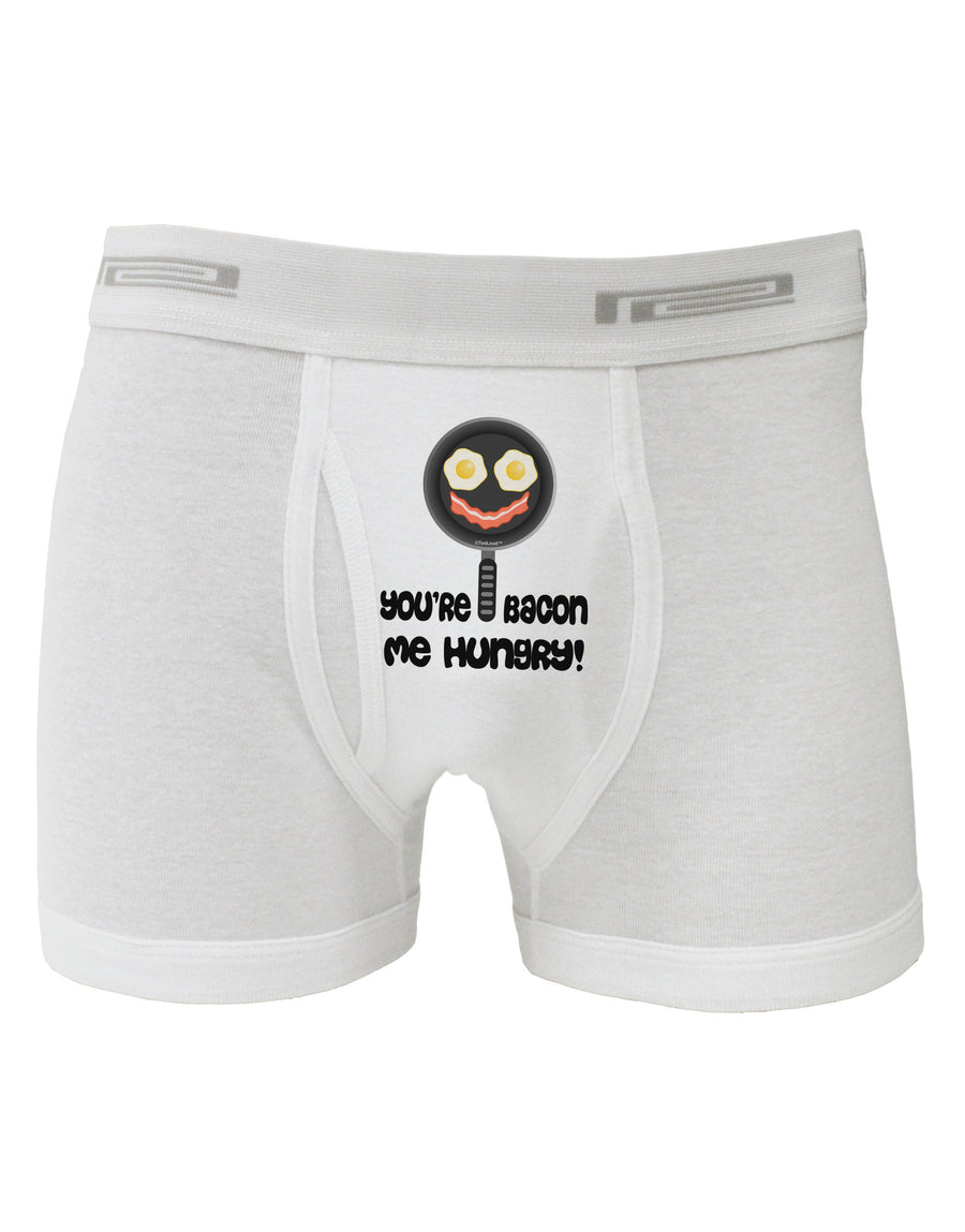 You're Bacon Me Hungry Boxer Briefs by TooLoud-Boxer Briefs-TooLoud-White-Small-Davson Sales