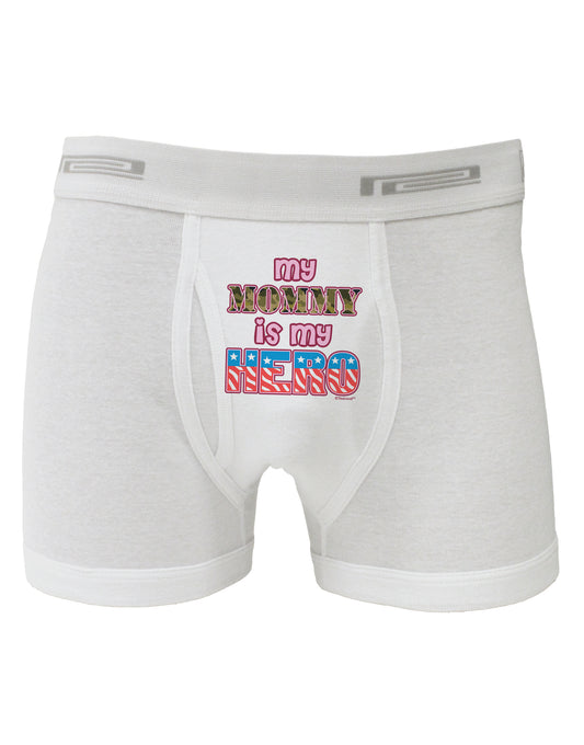 My Mommy is My Hero - Armed Forces - Pink Boxer Briefs by TooLoud-Boxer Briefs-TooLoud-White-Small-Davson Sales