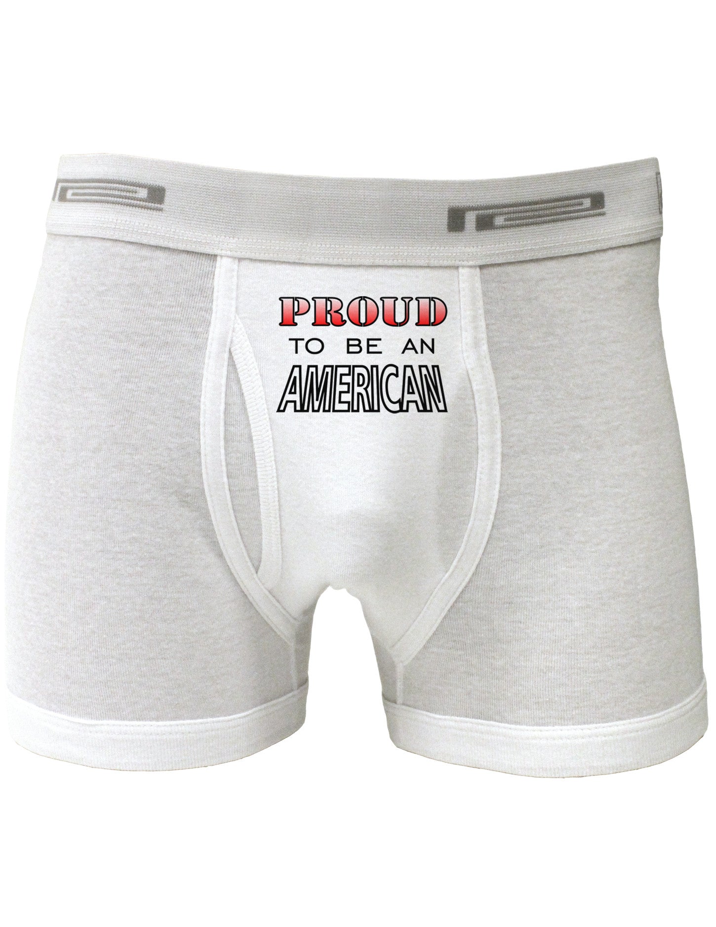 Proud to be an American Boxer Briefs-Boxer Briefs-TooLoud-White-Small-Davson Sales