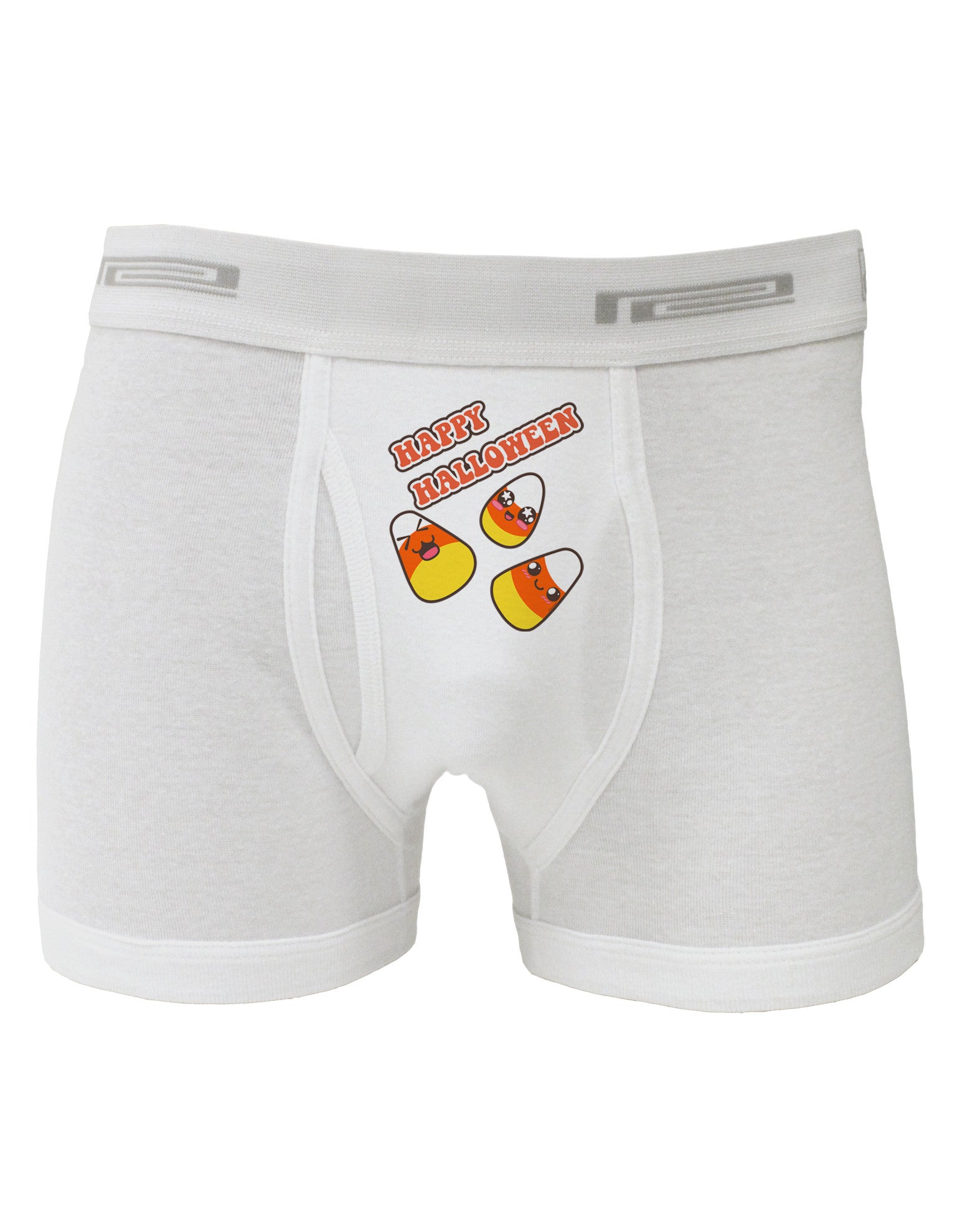 Happy Halloween Cute Candy Corn Boxer Briefs-Boxer Briefs-TooLoud-White-Small-Davson Sales