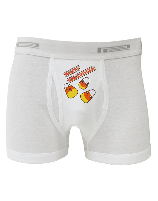 Happy Halloween Cute Candy Corn Boxer Briefs-Boxer Briefs-TooLoud-White-Small-Davson Sales